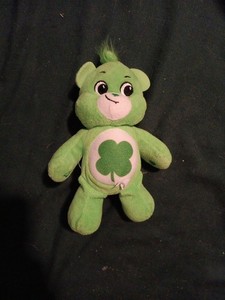 Care Bears Lucky green St. Patrick's day 4 clover plush stuffed animal Basic Fun