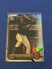 2022 Bowman Draft Chrome Reggie Crawford 1st Bowman Refractor #BDC-33