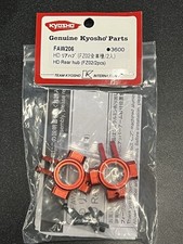 Kyosho FAW206 / FZ02 HD Red Aluminum Rear Hub Set Fazer /MK2