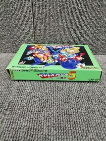 CAPCOM Famicom Soft Rockman 5 Used