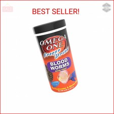 Omega One Freeze Dried Blood Worms, 0.96 oz