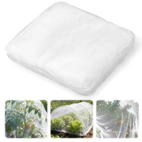 Fine Garden Netting, 3x5m Insect Netting Mesh Ideal Protection for Vegetable,