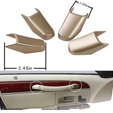 4pcs Door Pull Strap End Caps Fit For Lincoln Town Car 2003-2006 2008-2011 New