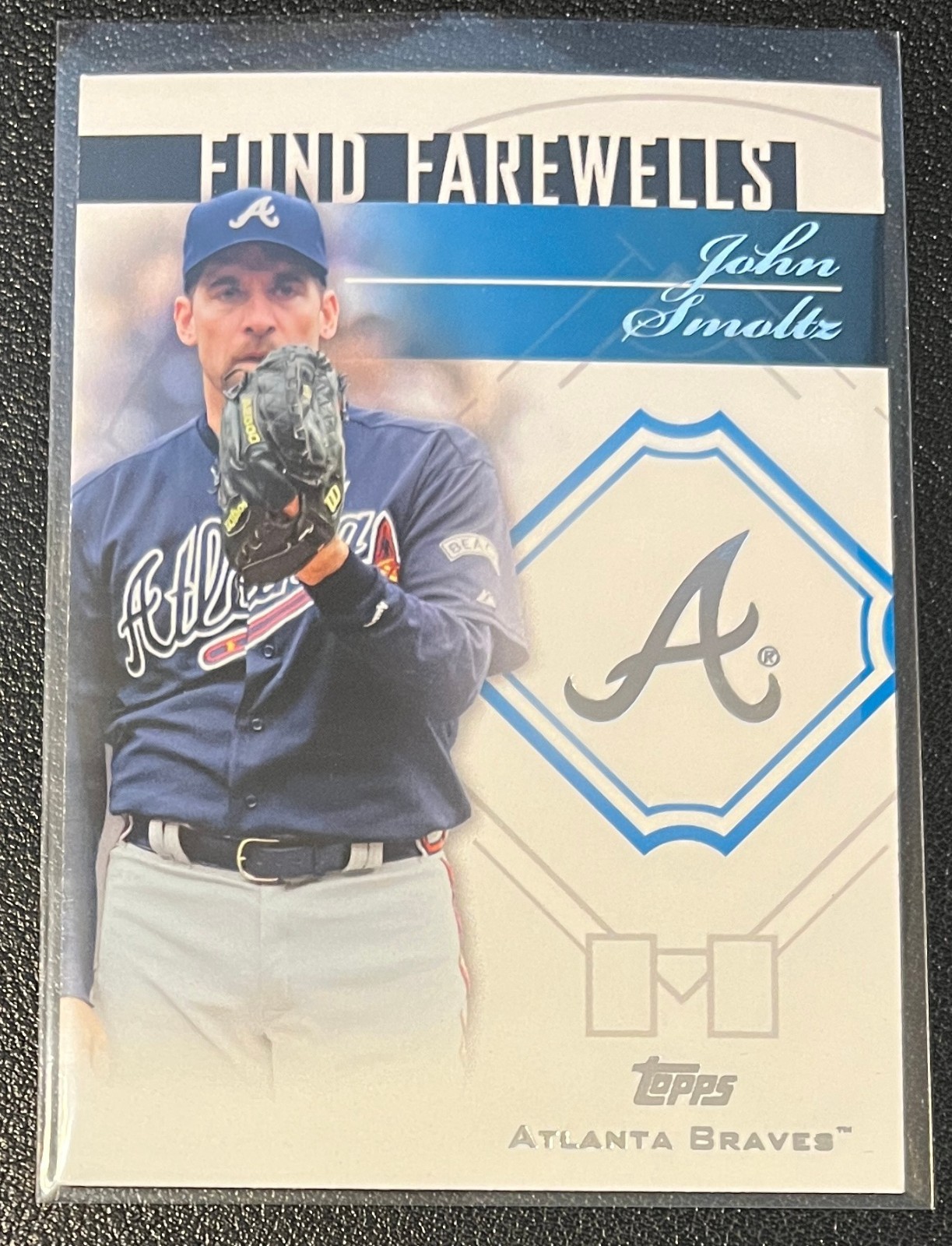 2014 Topps Fond Farewells insert #FF-JS JOHN SMOLTZ Atlanta Braves E9