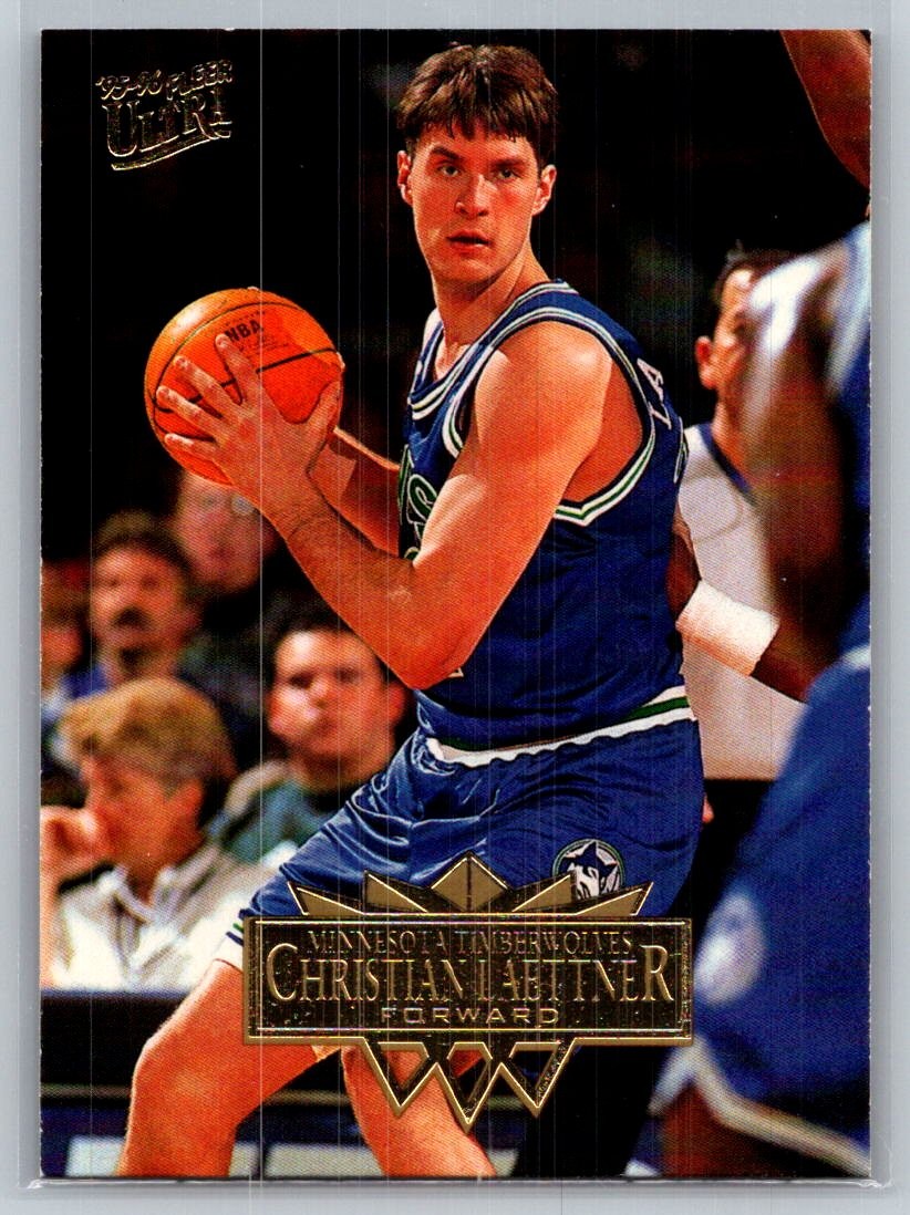 1995-96 Ultra Basketball #107 Christian Laettner - VG - Minnesota Timberwolves