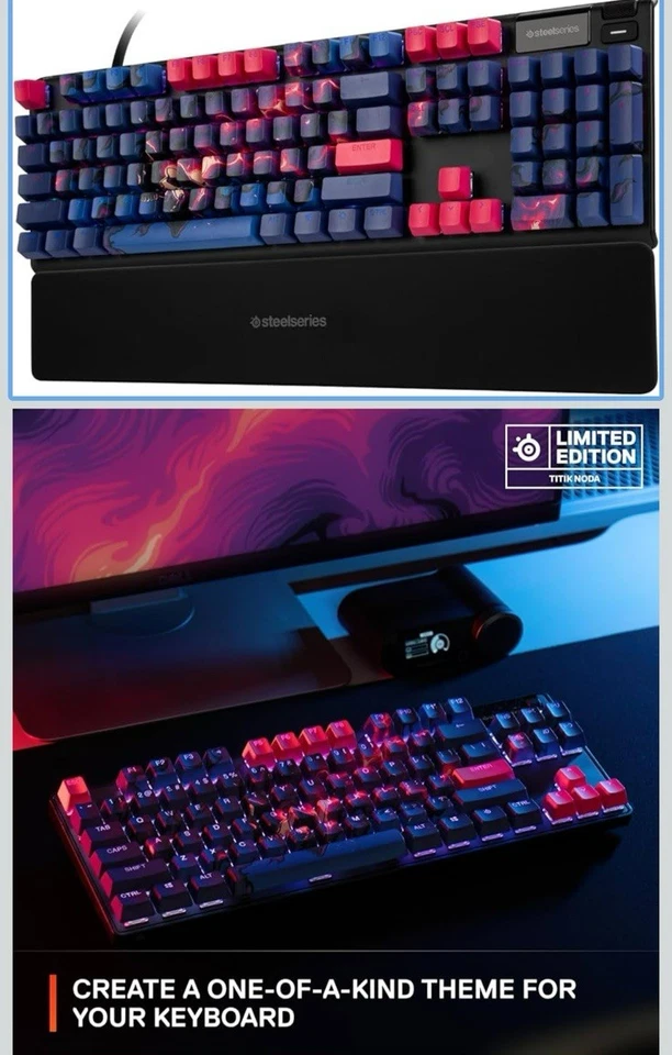SteelSeries Keycaps Limited Edition Double Shot Pudding Keycaps PBT Titik Noda - Image 2 of 4