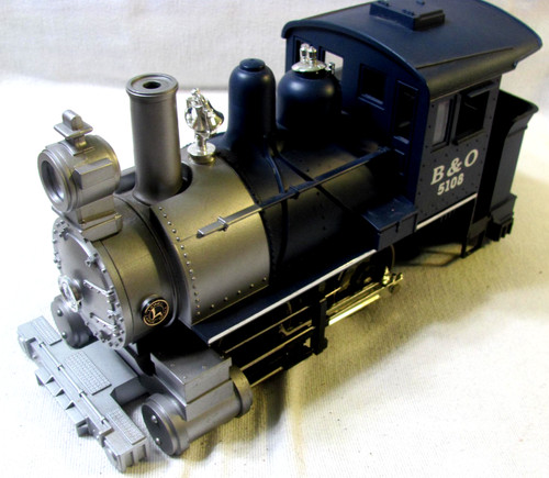 LOCOMOTORA DE VAPOR LIONEL GRAN ESCALA G B&O 0-4-0T 5108 Piezas o Reparación | Condition: For parts or not working