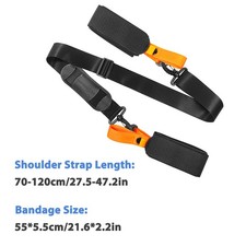 Ski Pole Carrying Strap Adjustable Ski Pole Shoulder Strap Skiboard Fixed S RDIS