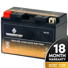 Chrome Battery YT9B-BS Rechargeable AGM Battery for Yamaha Raptor 700, R, R SE