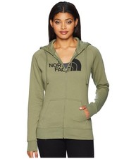 THE NORTH FACE Women's Half Dome Full Zip Hoodie - Green  TNF Black - XS