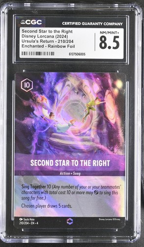 Second Star to the Right graded CGC 8.5 for sale on eBay