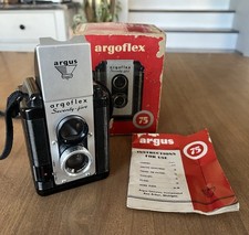 Vintage Argus Argoflex Camera 75 Seventy Five Lumar 75MM In Original Box