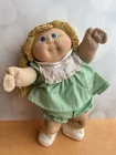 Vintage 1985 Cabbage Patch Kids Doll Xavier Roberts Blonde Yarn Hair Blue Eyes
