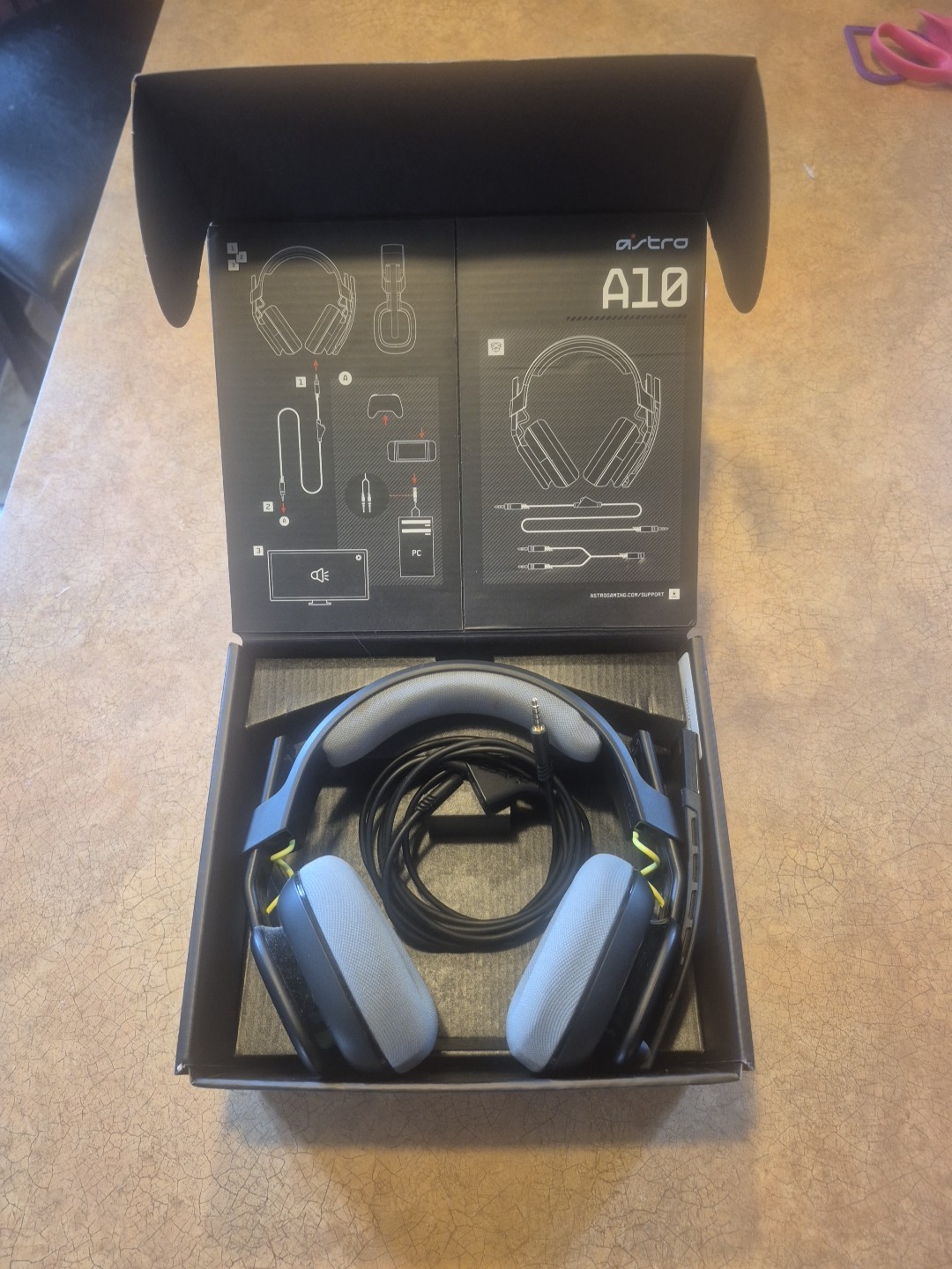 Astro A10 Gen 2 Wired Over-Ear Gaming Headset - Black