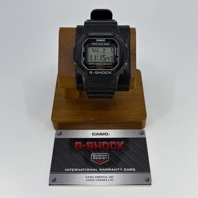 Casio G-Shock DW5600E Black Wrist Watch for Men 3229 & Warranty