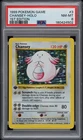 1999 POKEMON BASE SET 1ST EDITION #3 CHANSEY-HOLO PSA 8