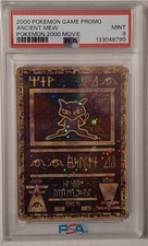 PSA 9 POKEMON GAME MOVIE  2000 MOVIE Promo ANCIENT MEW Vintage 