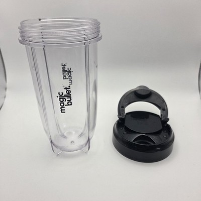 16 oz Tall Cup Replacement Cup with Lid for Magic Bullet MB1001 250W Blenders
