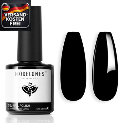 Schwarzer UV Nagellack 15 ml Gel Nagellack für Maniküre & Nail Art