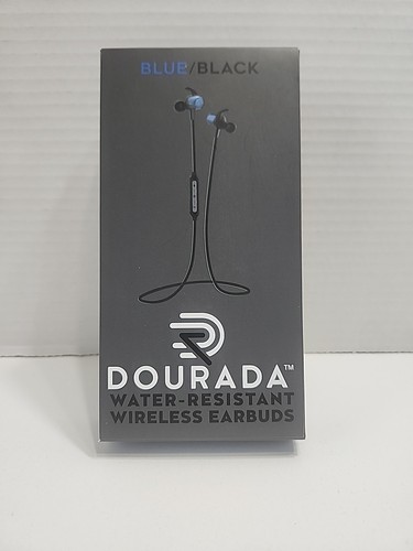 Dourada Water-Resistant Wireless Earbuds Blue/Black - Picture 1 of 3