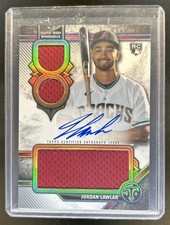 2024 Triple Threads Jordan Lawlar Rookie Auto Relics RC Jersey #/99