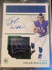 Panini Encased 2021 Tylan Wallace Rookie Cap Patch Autographs /5