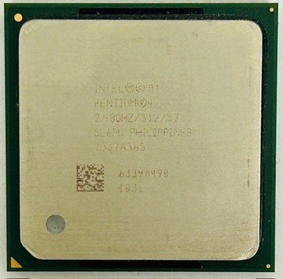 Intel Pentium 4 SL6PC 2,40GHz 512KB 533MHz Sockel 478 Prozessor - Northwood Core