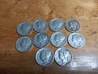 Lot Of 10 Silver Mercury Dimes - Good Condition- $1 Face Value