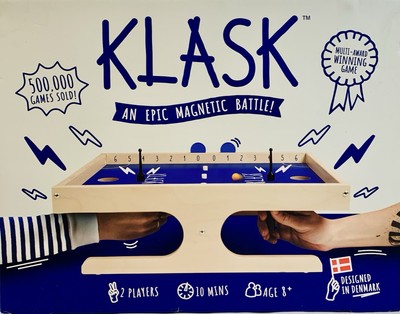 Klask Tabletop Board Game 2 Player - for Kids and Adults of All Ages, FUN!