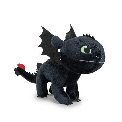 HTTYD Dragons, How to Tran Your Dragon 2 Plüschtier Toothless Night Fury schwarz 30 cm