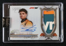 2025 Topps Dynasty Formula 1 3/10 Lando Norris #DAP-LNOVI Patch Auto 1d59