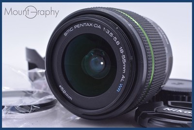 【EXC】 PENTAX SMC PENTAX-DA 18-55mm F3.5-5.6 AL WR w/cap&Filter&Lens #yk7057