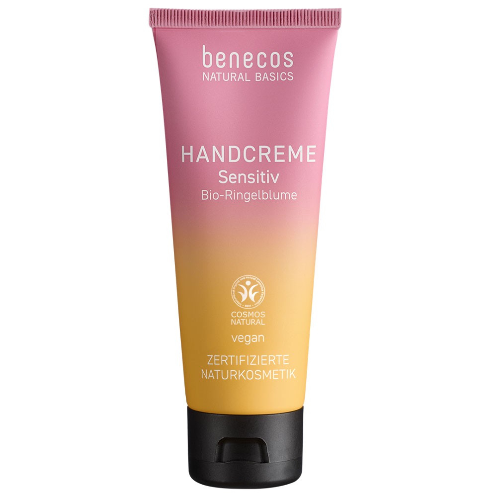 benecos Natural Basics - Handcreme Sensitiv - Bio-Ringelblume - 75ml - vegan - derm. getestet - Bild 2
