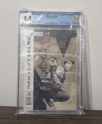 Y: The Last Man #1 (2002) CGC 9.4 1st Appearance Yorick Vertigo/DC