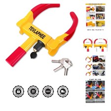 Universal Wheel Lock Heavy Duty Security Trailer Wheel Lock Anti Theft Wheel ...
