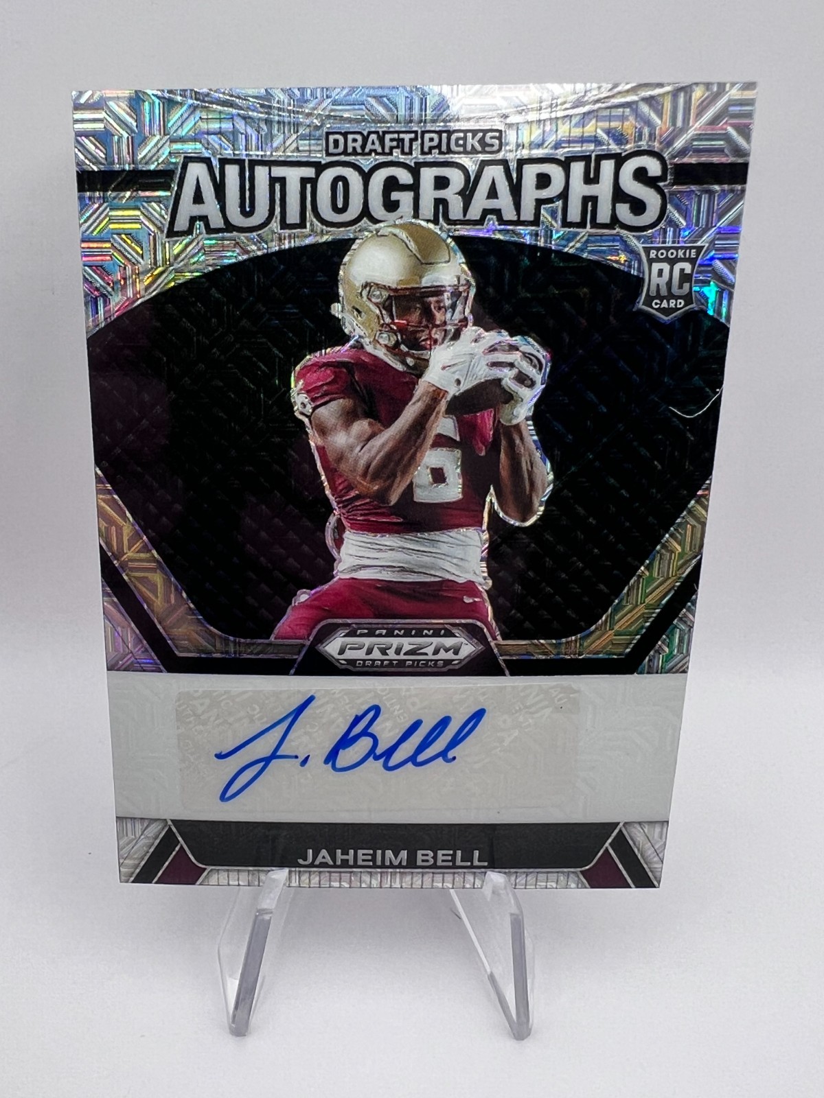 Jaheim Bell - 2024 Prizm Draft Picks Auto #DPA-JBL Mojo /25 Florida St RC SSP