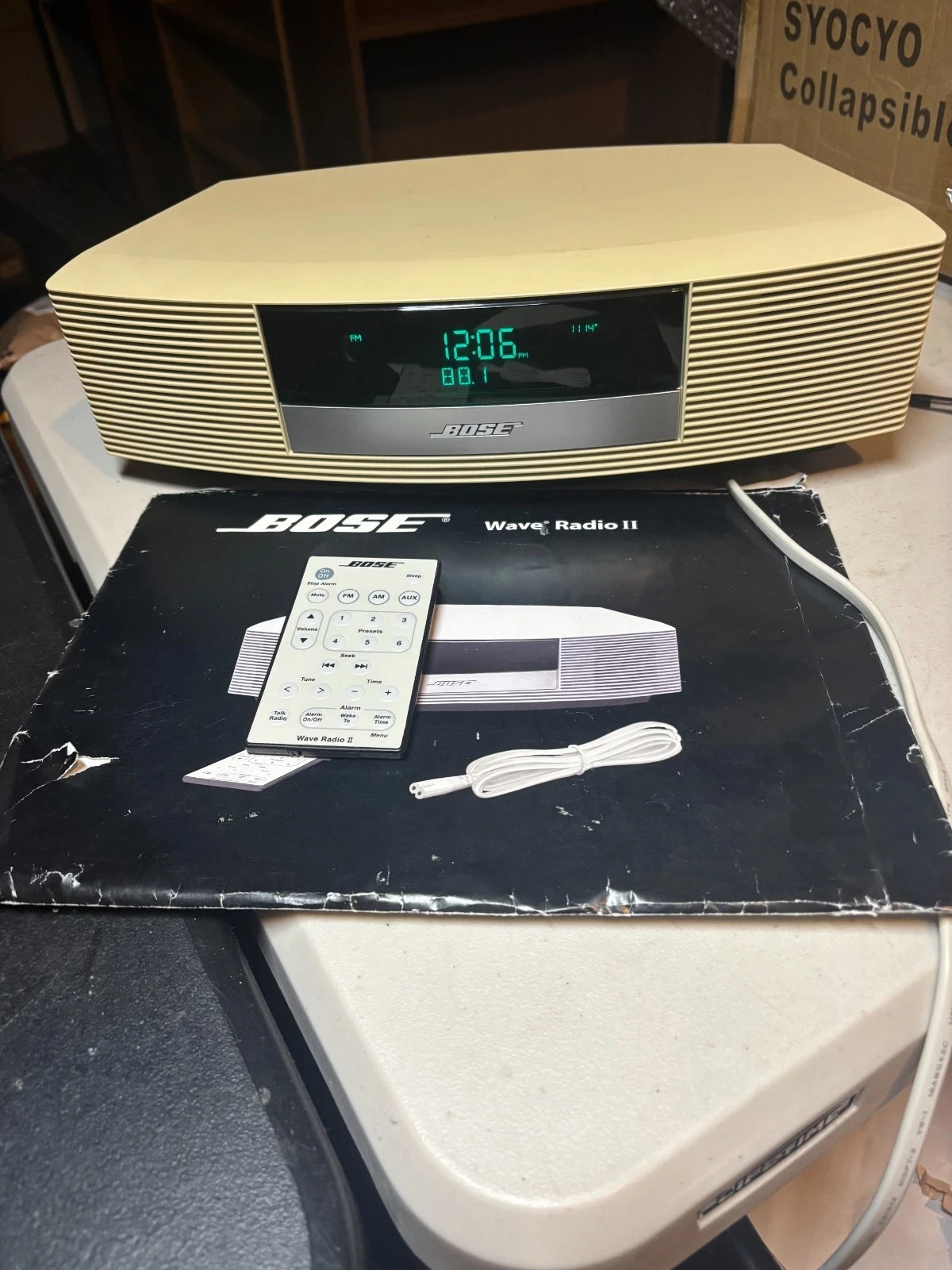 Bose &ndash; AWR1B1 &ndash; Clock Radio &ndash; Wave Radio II White &ndash; 