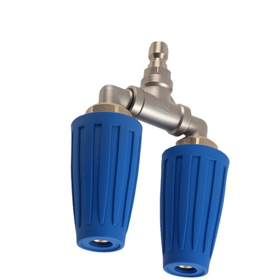 #ad Dual Turbo Nozzle Pressure Washer 4000PSI Twin Head 304 Stainless Steel Cleaning $47.29
