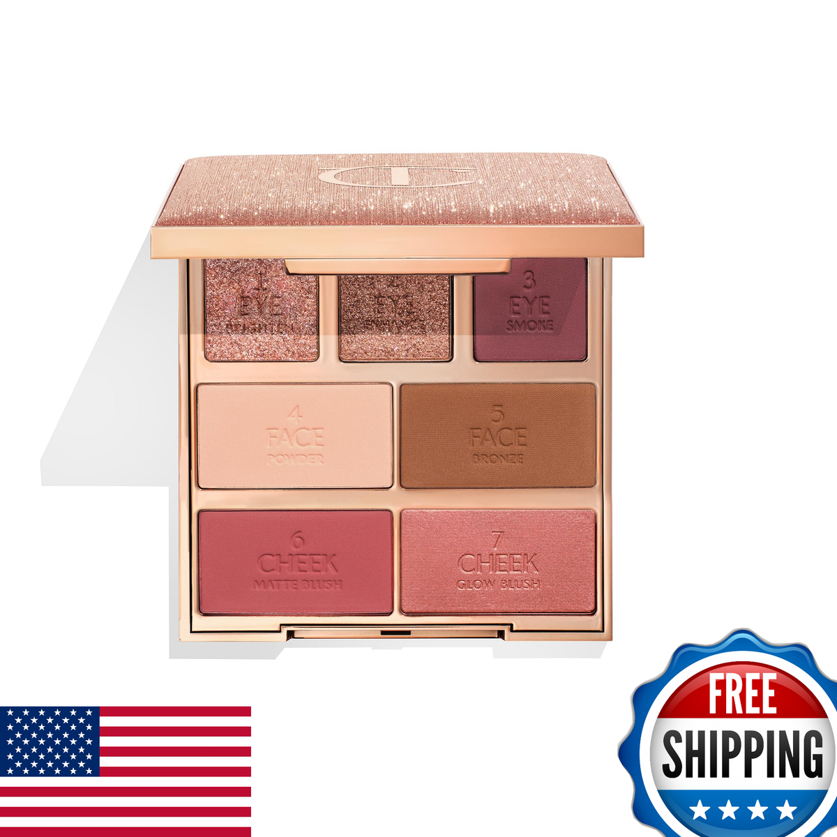 限定品Charlotte Tilbury Instant Eye Palette Charlotte Tilbury Instant Look in a Palette: Eyes & Cheek Powder