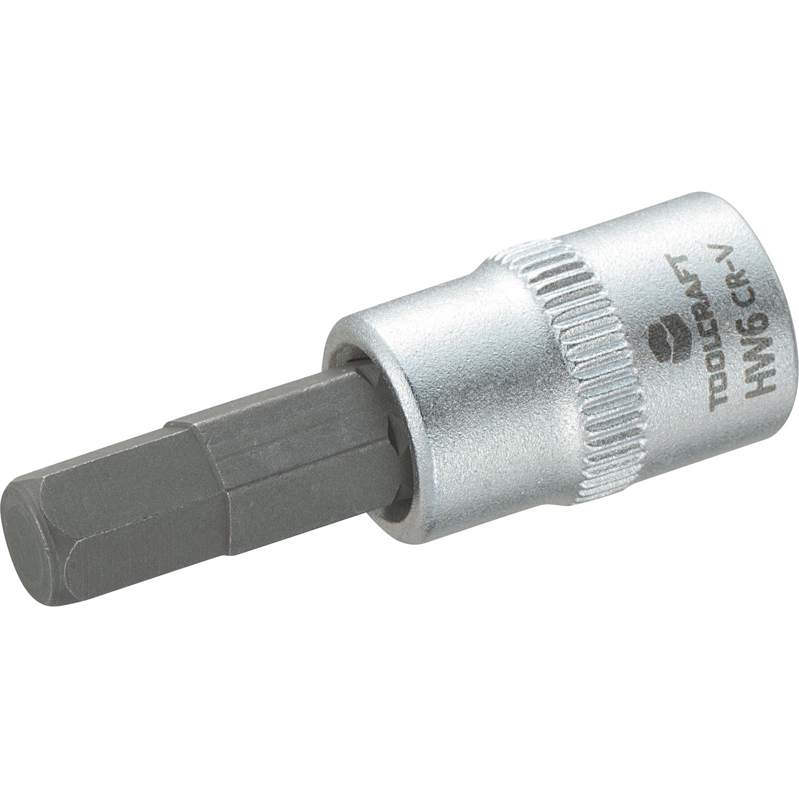 Toolcraft 1/4"" Drive Socket With Inner Hex Bit 6mm