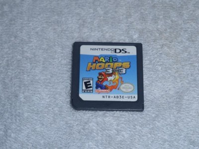 Mario Hoops 3 on 3 Nintendo DS Cartridge ONLY Tested Working Video Game!!!! G-67