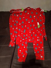 New PEANUTS CHRISTMAS PAJAMA SET - RED/ LARGE