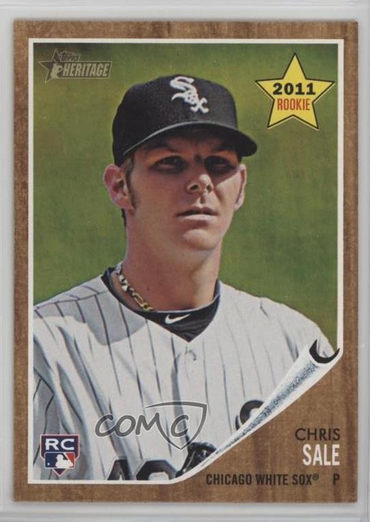 2011 Topps Heritage Chris Sale #214 Rookie RC