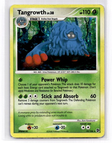 Tangrowth Holo Rare Great Encounters 10/106 HP