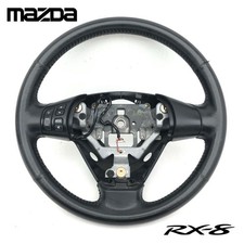 Junk Jdm Mazda Rx-8 Se3p Genuine Steering Wheel With Switch Interior Parts