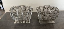 Set Of 2 Perfect Arrangers FLOWER FROGS Spring Loaded Stainless Steel INDIA