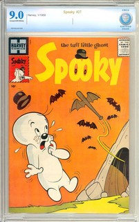 Spooky #27 High Grade Silver Age Casper Vintage Harvey Comic 1959 CBCS 9.0