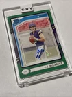 2024 JJ McCarthy RC AUTO Panini Donruss Rated Rookie Press Proof Green #303