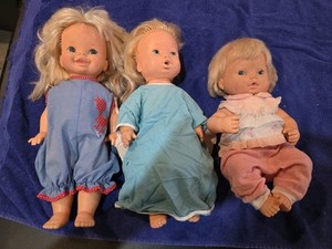 Vintage 1973 1975 Mattel Baby Dolls