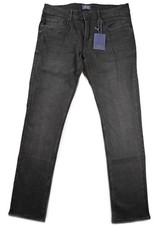 Cavalli Class Mens Denim Jeans 36x31 Slim Straight Stretch Black Wash 295 NEW